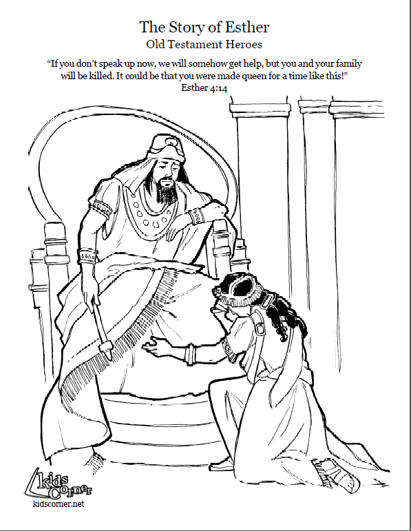 Story Of Esther. Coloring Page, Script And Bbile Story. Http 597x771 Story Of Esther. Coloring Page, Script And Bbile Story. Http