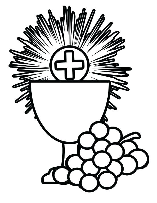 550x712 Eucharist Coloring Pages Coloring Pages Rolls 1 First Communion