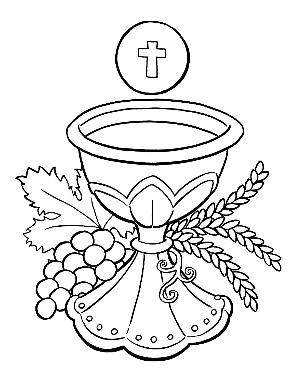 1197x1496 First Communion Chalice And Host And A Few Other First Eucharist