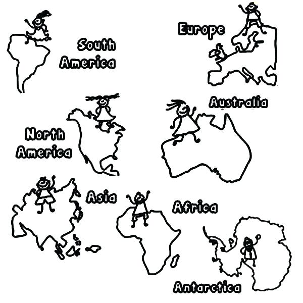 600x600 Europe Map Coloring Page World Map Continents Coloring Page Winged