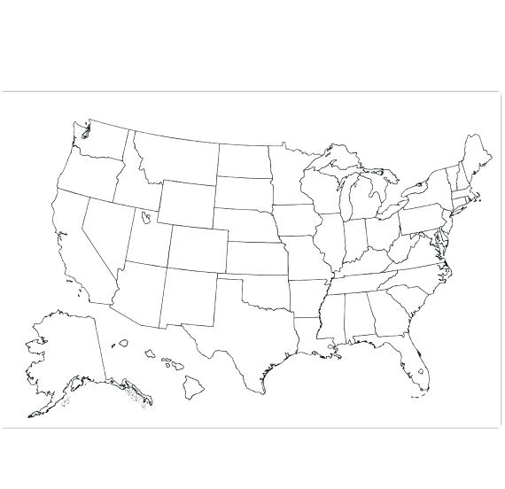 570x552 Us Map Coloring Page Also Epic Map Of Coloring Page Fee Outline