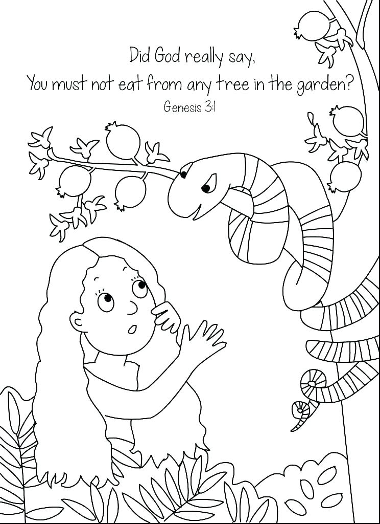 744x1024 Adam And Eve Colouring Page And Eve Coloring Page And Eve Coloring