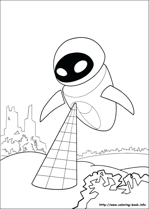 567x794 Wall E Coloring Pages Wall E And Eve Coloring Pages Wall E