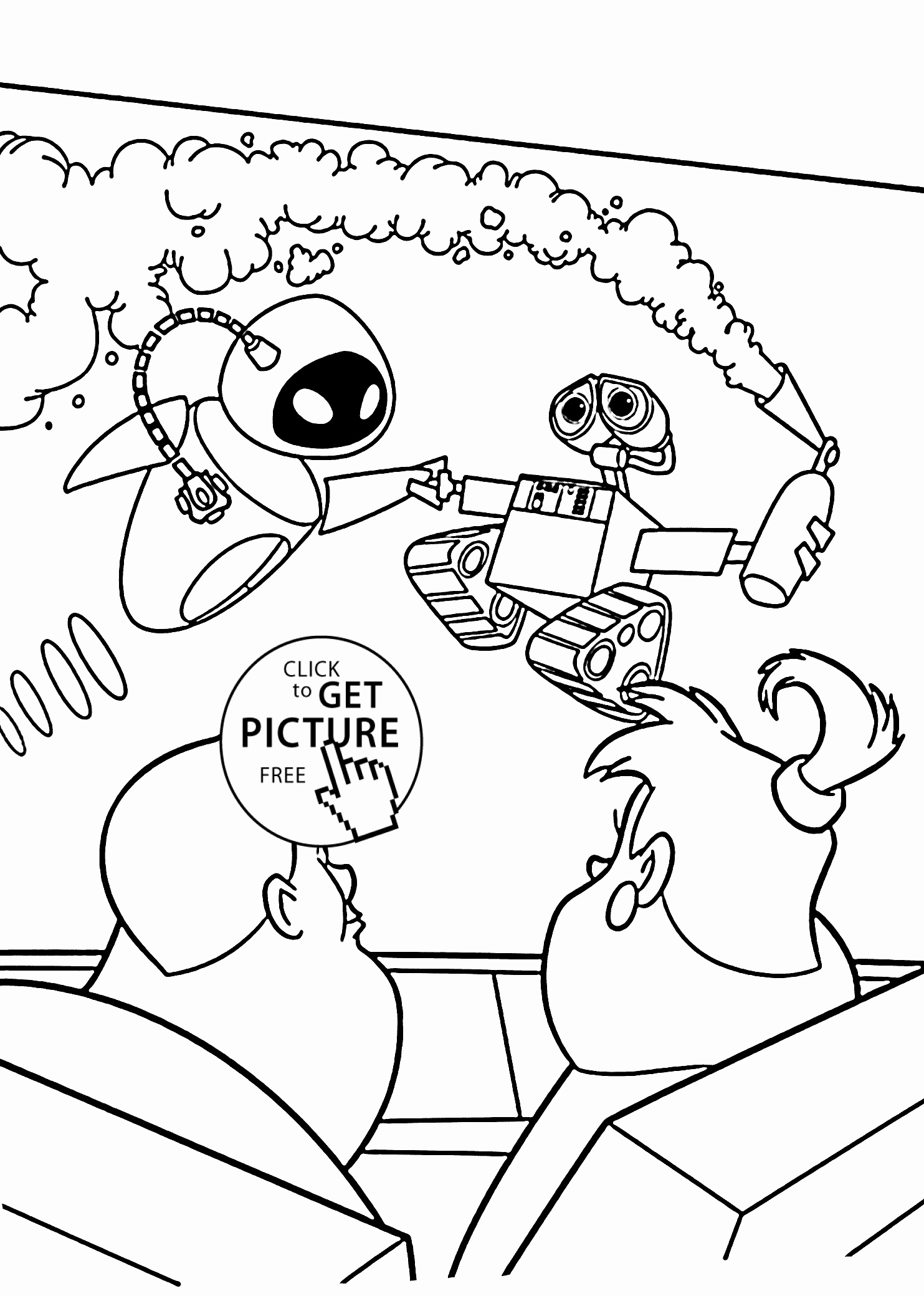 1483x2079 Wall Size Coloring Pages Elegant Wall E And Eve Coloring Pages