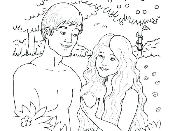 600x450 Adam Eve Coloring Pages Eve Coloring Pages Eve Eve