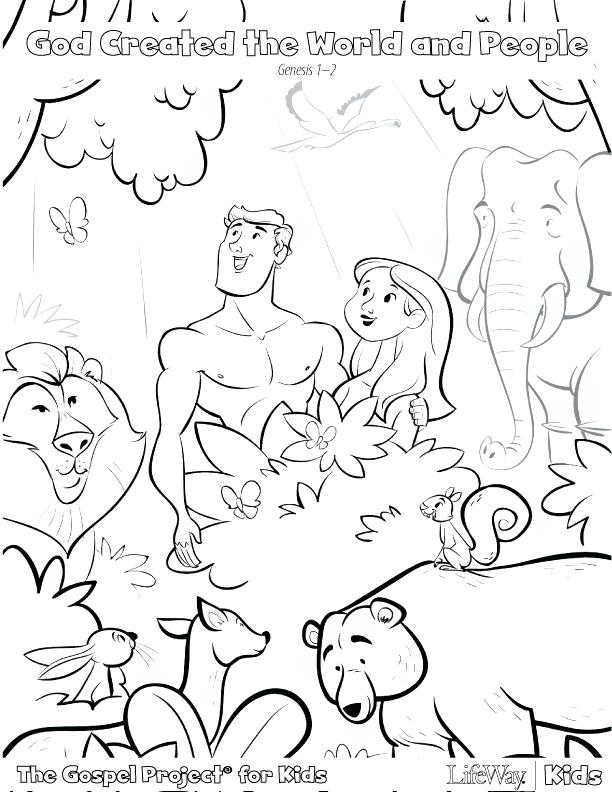 612x792 Adam And Eve Coloring Pages Download The Gospel Project Coloring