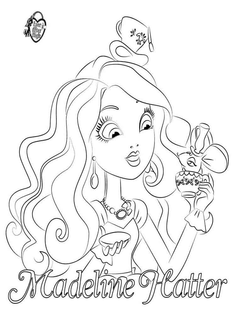 750x1000 Ever After High Coloring Pages. Download And Print Ever After High