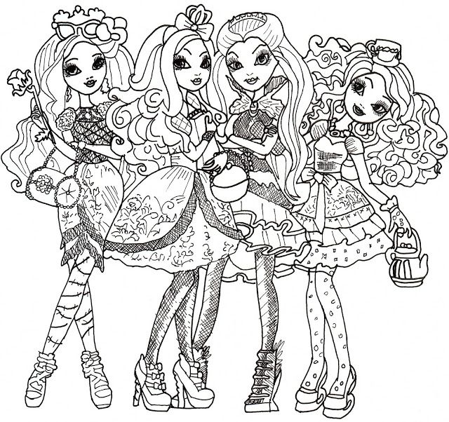 640x602 Free Printable Ever After High Coloring Pages Ever After High
