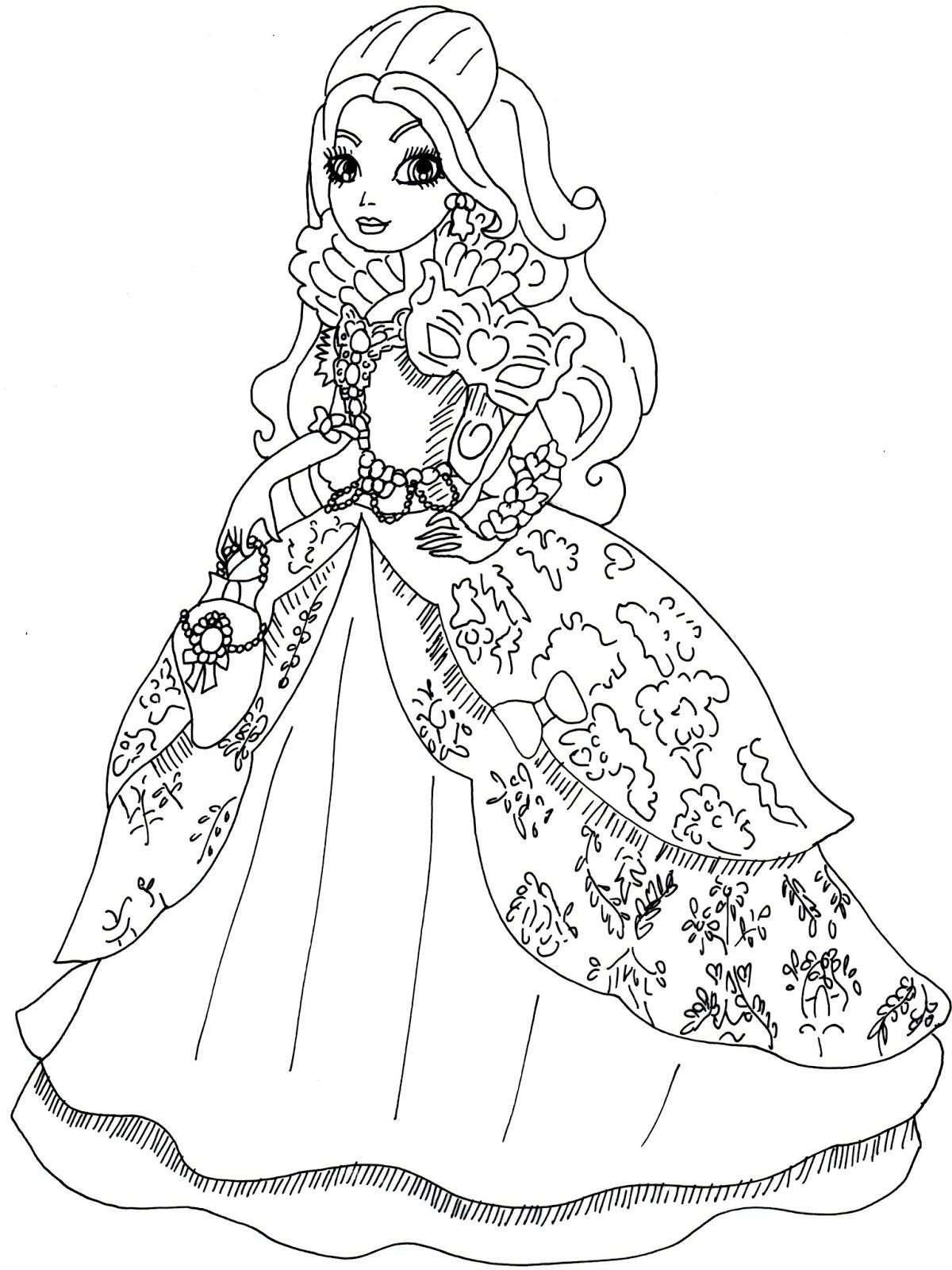 Appealing Ever After High Coloring Pages Printable Picture 1200x1600 Appealing Ever After High Coloring Pages Printable Picture