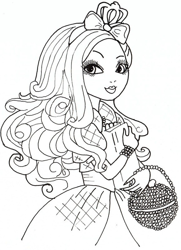 Ever After High Coloring Pages Cerise Hood at GetColorings.com | Free ...