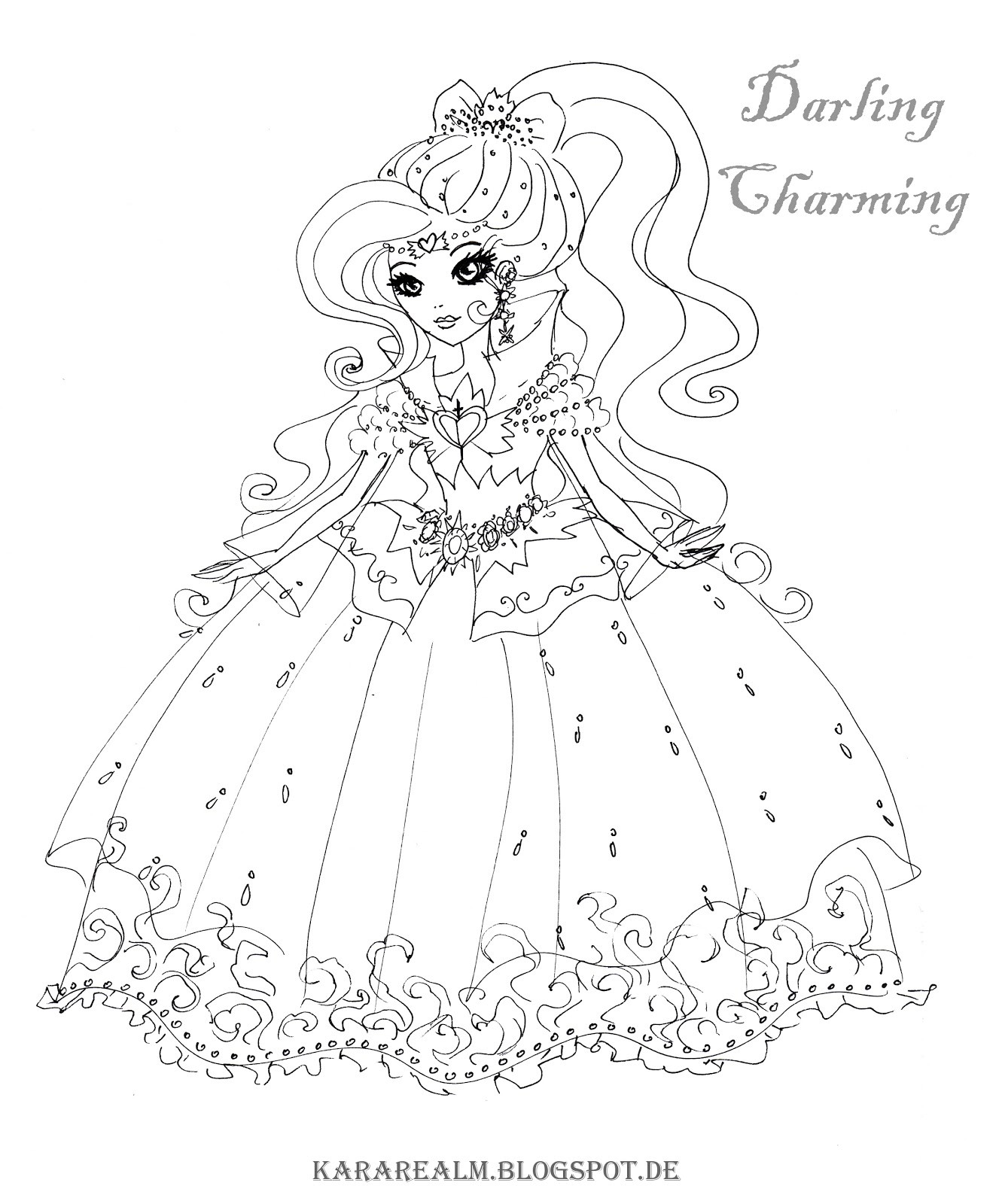 Cerise Coloring Pages Awesome Kara Realm Ever After High Coloring 1331x1600 Cerise Coloring Pages Awesome Kara Realm Ever After High Coloring