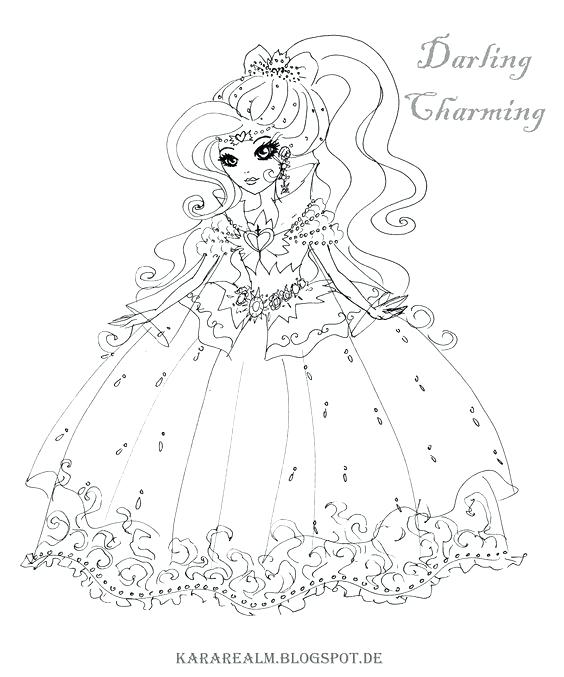 564x677 Ever After High Coloring Book Together With Ever After High