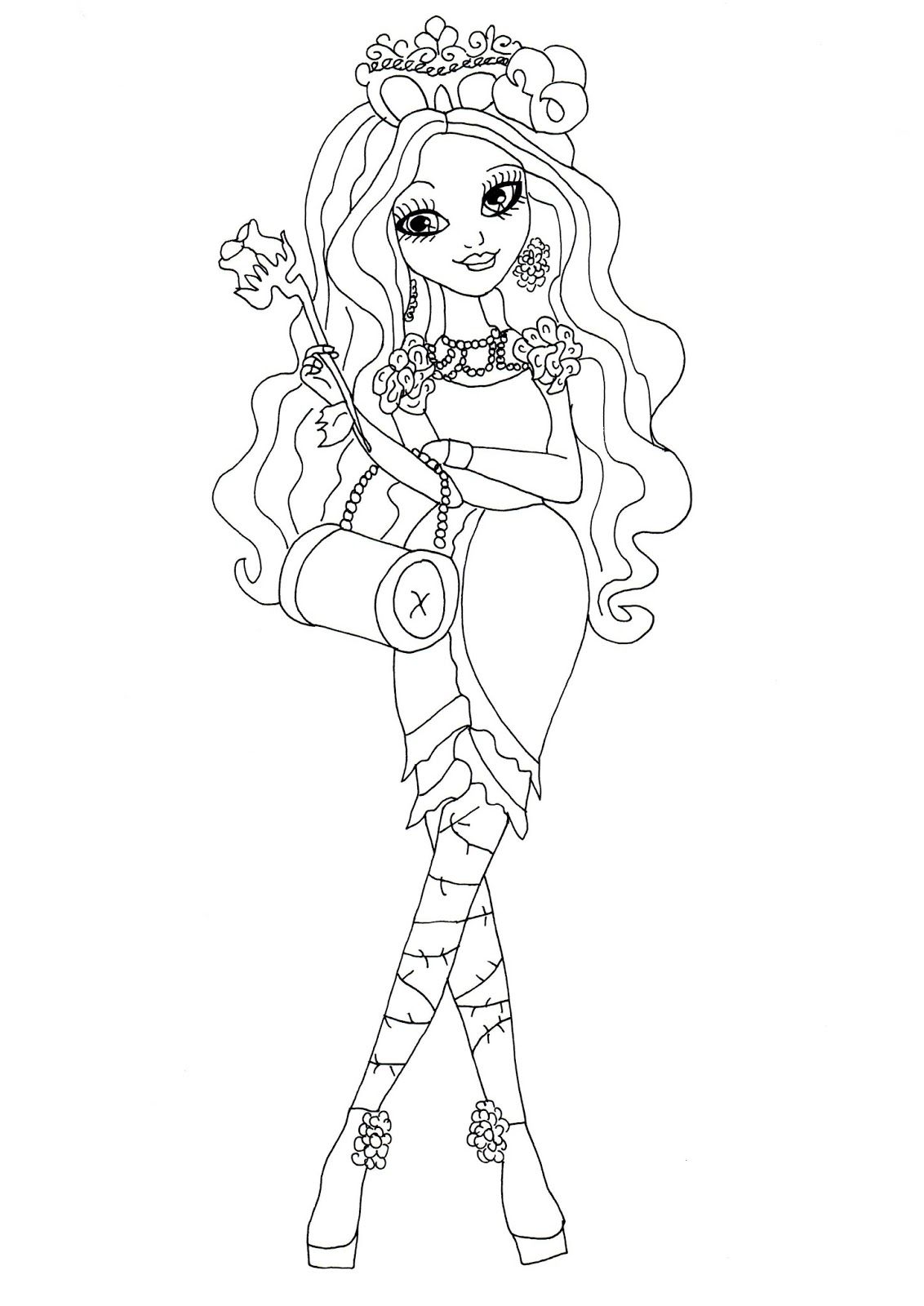 1132x1600 Free Printable Ever After High Coloring Pages Briar Beauty Ever