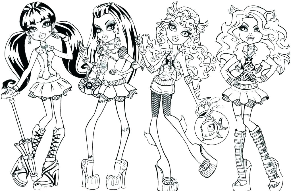 1024x678 Monster High Room Colors Monster High Coloring Pages Free Free