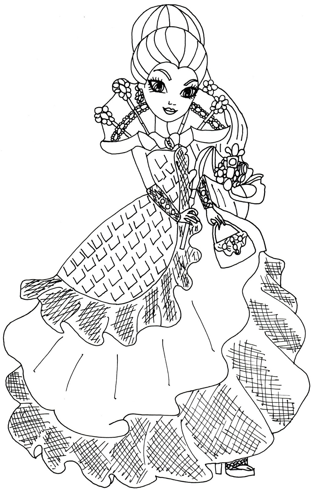 1020x1600 Best Of Ever After High Coloring Pages Cerise Hood And Maddaline