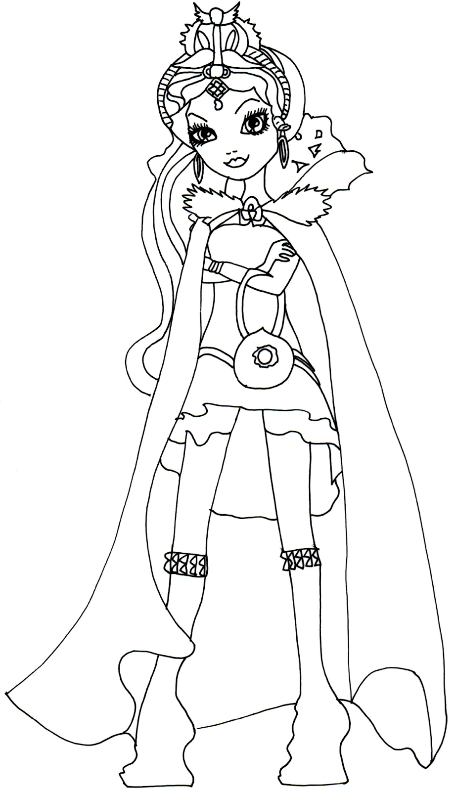 Ever After High Coloring Pages Raven Queen Ever After High Raven 920x1600 Ever After High Coloring Pages Raven Queen Ever After High Raven