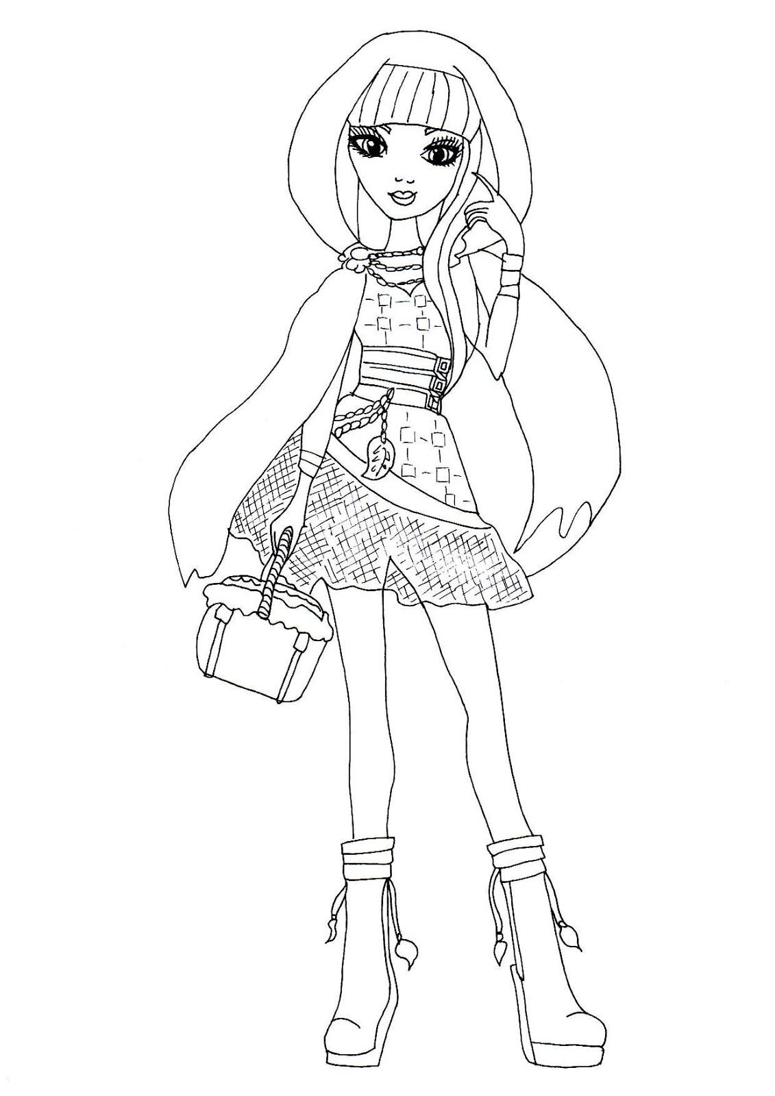 Ever After High Coloring Pages Raven at GetColorings.com | Free ...