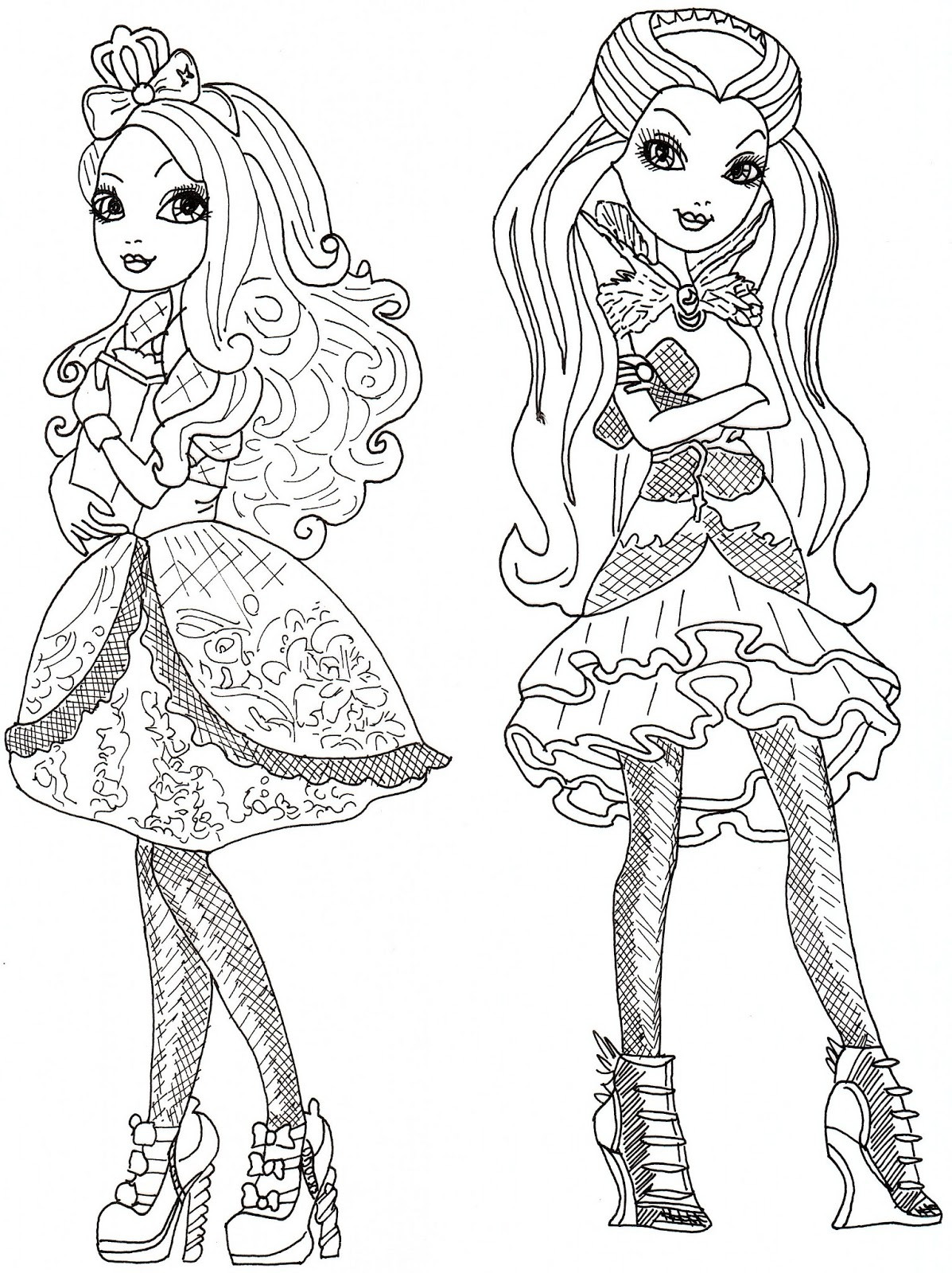 Raven Coloring Page Beautiful Ever After High Raven Queen Coloring 1197x1600 Raven Coloring Page Beautiful Ever After High Raven Queen Coloring