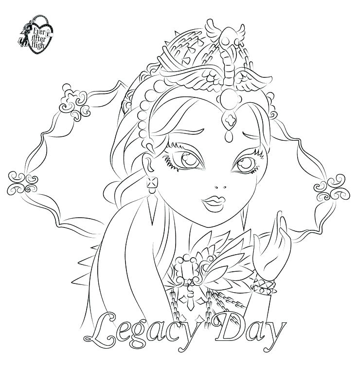 Ravens Coloring Page Ravens Coloring Pages Ever After High 736x768 Ravens Coloring Page Ravens Coloring Pages Ever After High