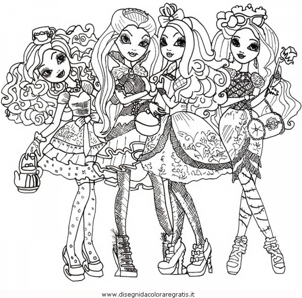 Cool 20 Free Printable Ever After High Coloring Pages 960x948 Cool 20 Free Printable Ever After High Coloring Pages