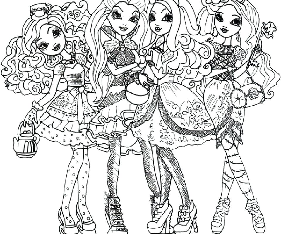 Ever After High Dragon Games Coloring Pages at GetColorings.com | Free ...