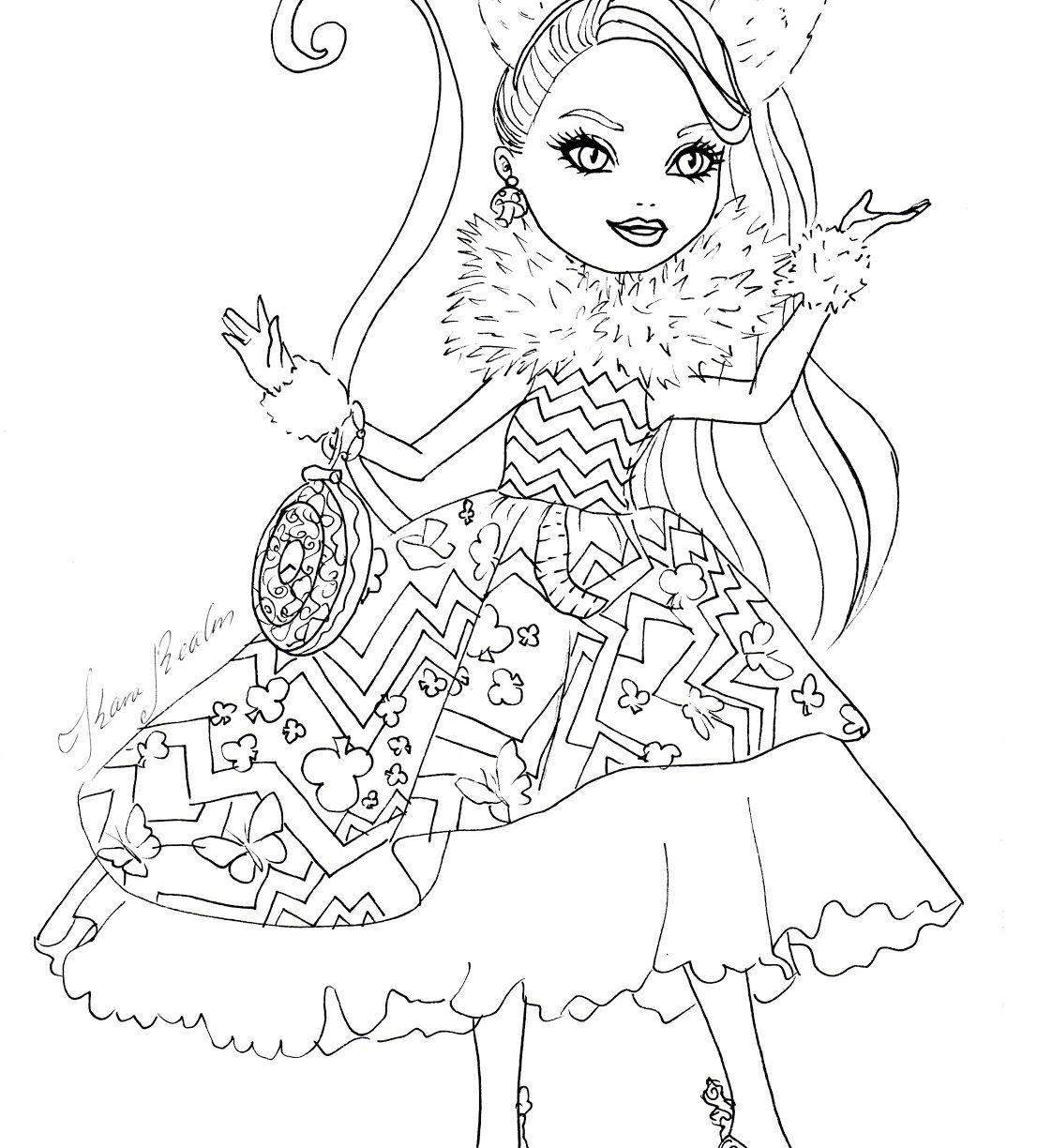 Ever After High Dragon Games Coloring Pages at GetColorings.com | Free ...