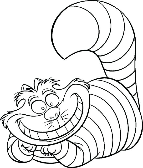 In Wonderland Character Cat Coloring Page Download In Wonderland 600x705 In Wonderland Character Cat Coloring Page Download In Wonderland