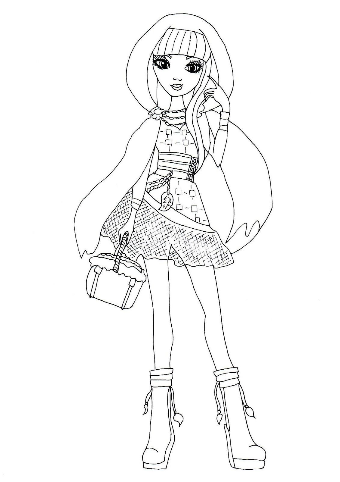 Free Printable Ever After High Coloring Pages Cerise Hood Ever 1131x1600 Free Printable Ever After High Coloring Pages Cerise Hood Ever