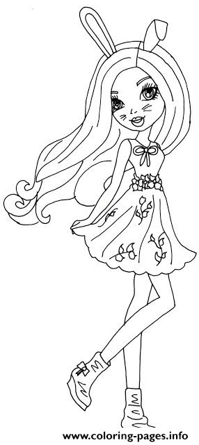 Harelow Ever After High Coloring Pages Printable 286x640 Harelow Ever After High Coloring Pages Printable