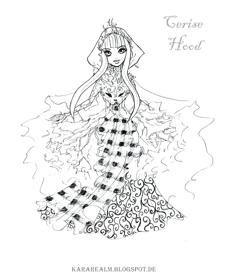 Monster High Coloring Pages All Characters Ever After High 736x884 Monster High Coloring Pages All Characters Ever After High