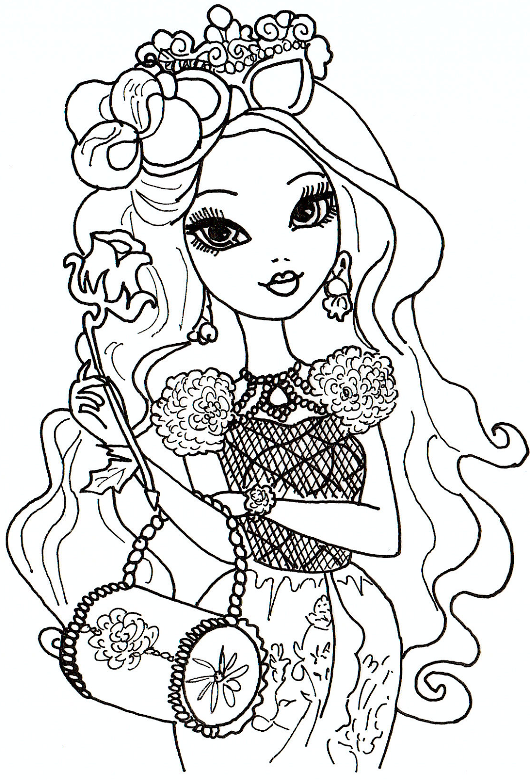Dibujo Colorear Briar Beauty Cartoon Coloring Pages 1088x1600 Dibujo Colorear Briar Beauty Cartoon Coloring Pages