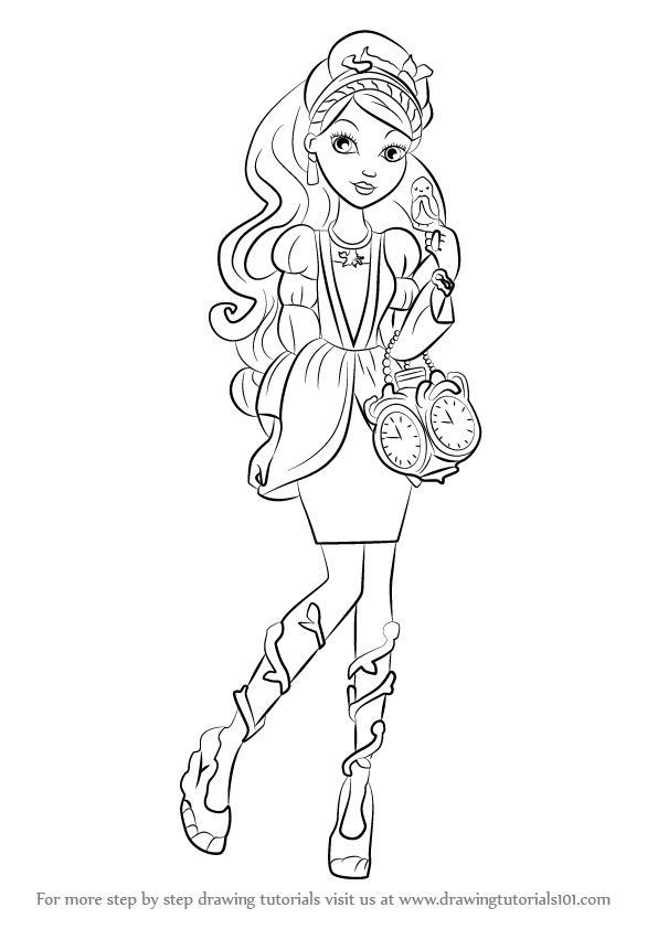 Colouring Pages Ever After High 596x842 Colouring Pages Ever After High