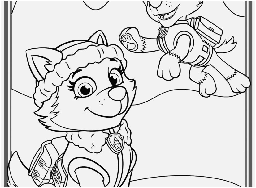 827x609 Paw Patrol Coloring Pages Concept How To Draw Paw Patrol Everest