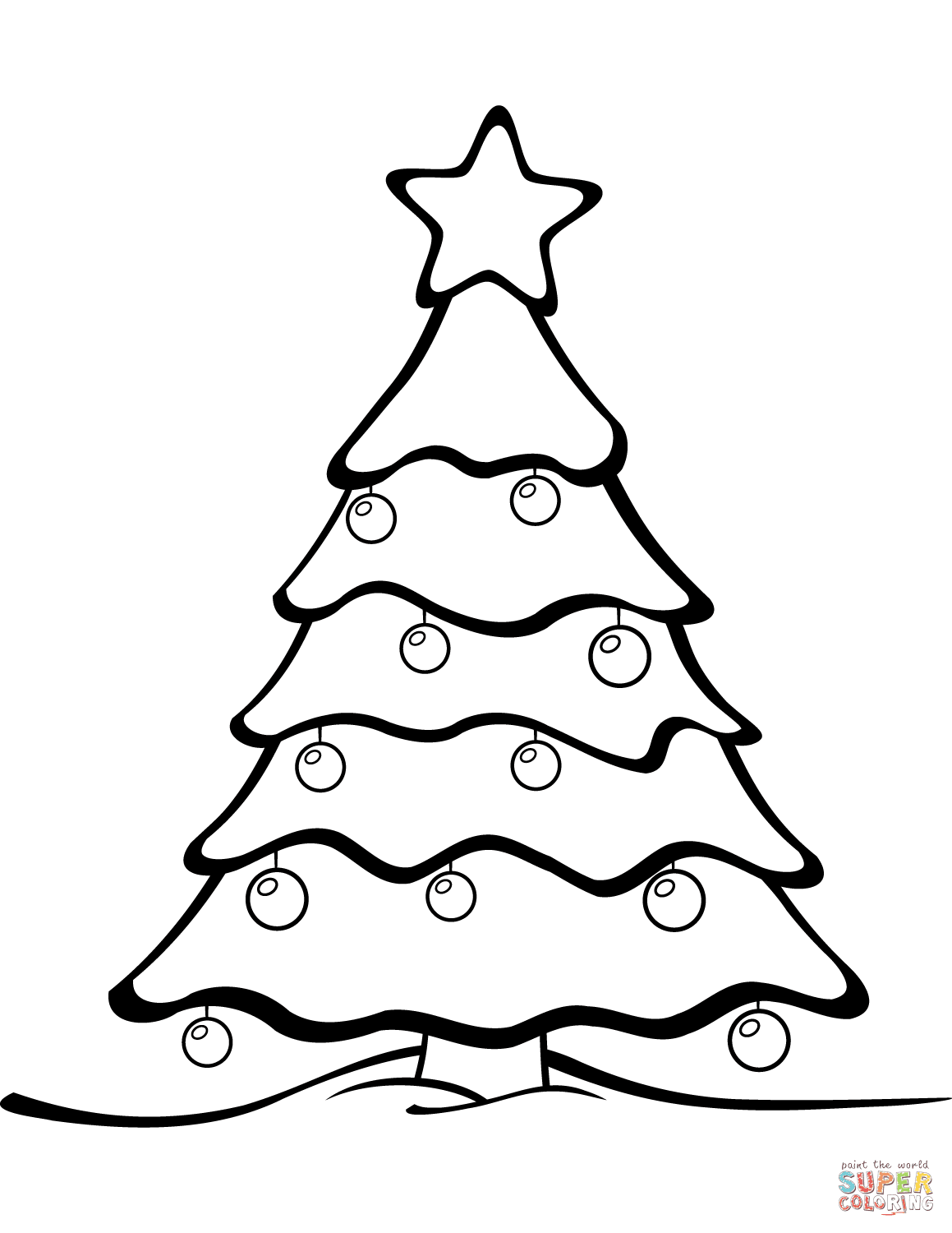 1159x1500 Christmas Tree Coloring Page From Christmas Tree Category. Select