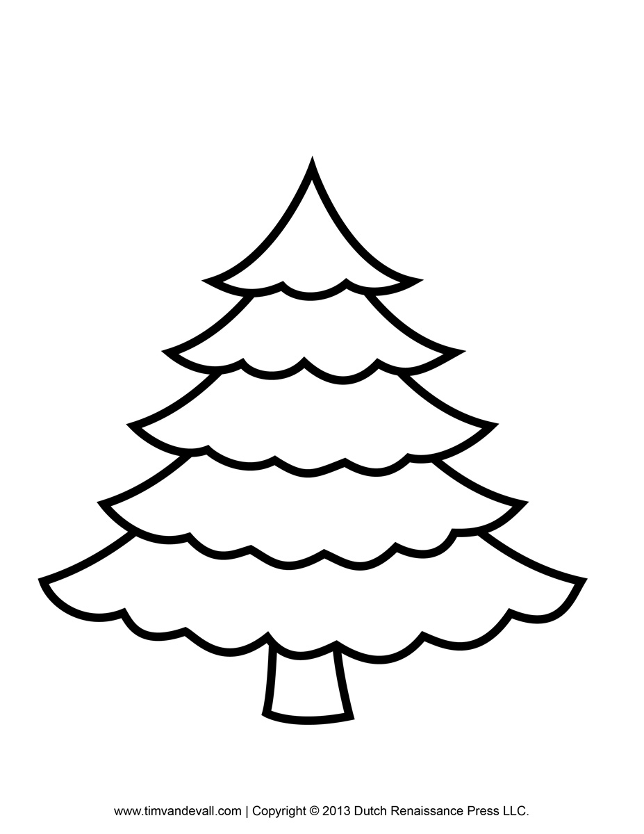 Blank Christmas Tree Coloring Pages Happy Holidays! 927x1200 Blank Christmas Tree Coloring Pages Happy Holidays!