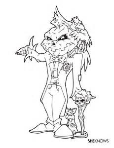 231x300 Scary Clown Coloring Page Halloween Coloring Pages