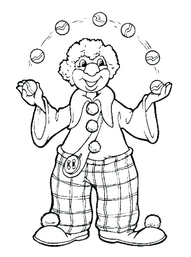 667x900 Scary Clown Coloring Pages Clown Coloring Pages Clown Coloring
