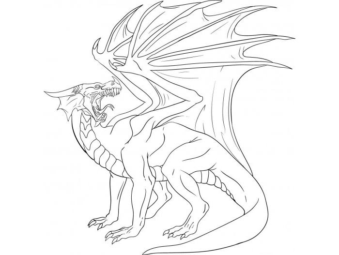 700x527 Dragon Template