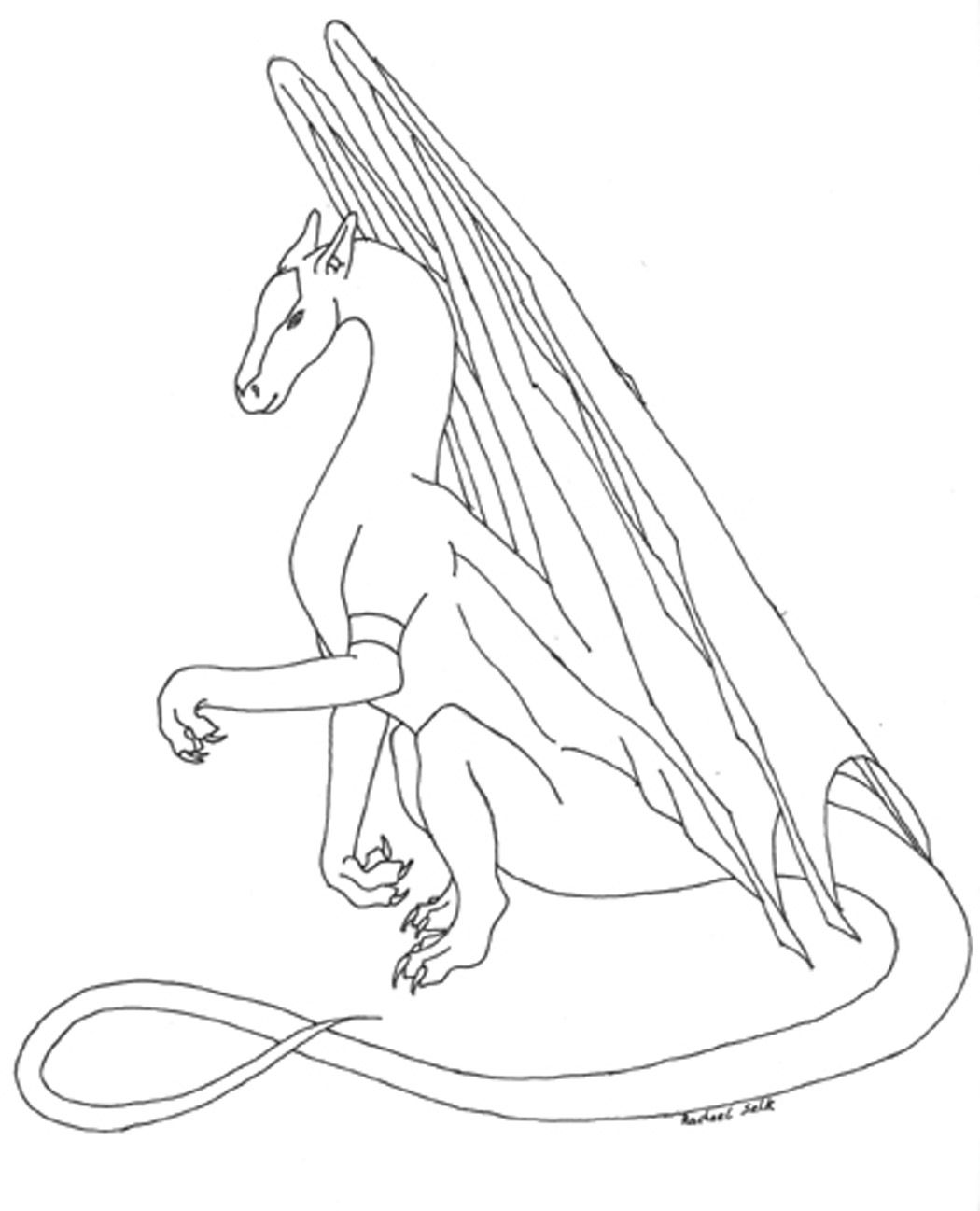 1050x1297 Incredible Printable Dragon Coloring Pages For Kids Pic Of Evil