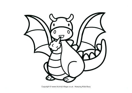 460x325 Coloring Page Dragon Scary Dragon Coloring Pages Dragon Coloring