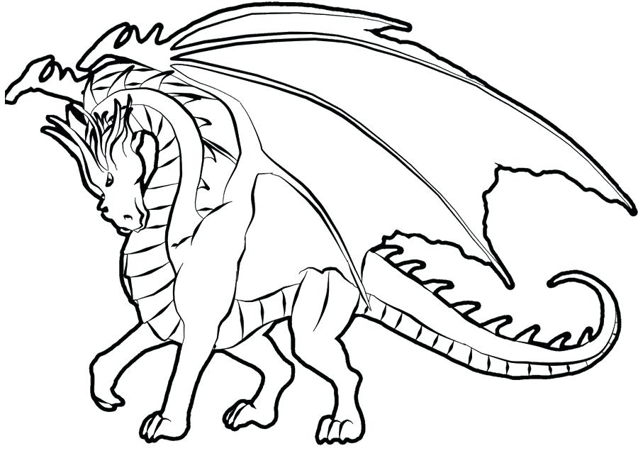 900x653 Dragon Coloring Page Dragon Coloring Pics Evil Dragon Coloring