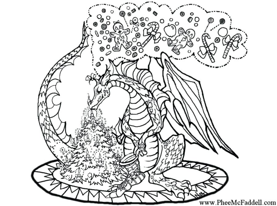 900x670 Dragon Coloring Pages Dragon Coloring Pages For Evil Dragon