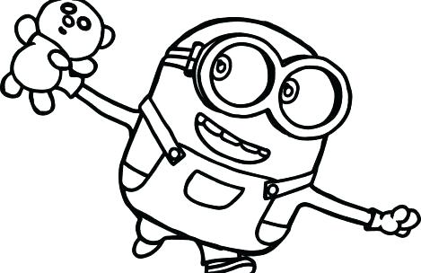 469x304 Despicable Me Minion Coloring Pages Girl Minion Coloring Sheets