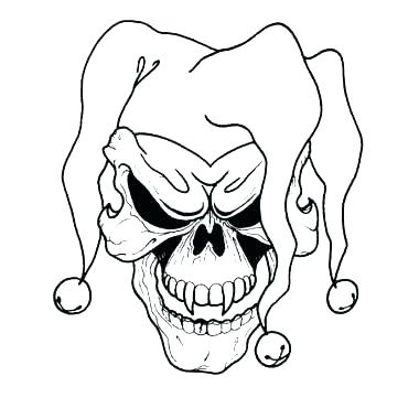 380x380 Joker Coloring Pages Clown Coloring Page Joker Coloring Pages