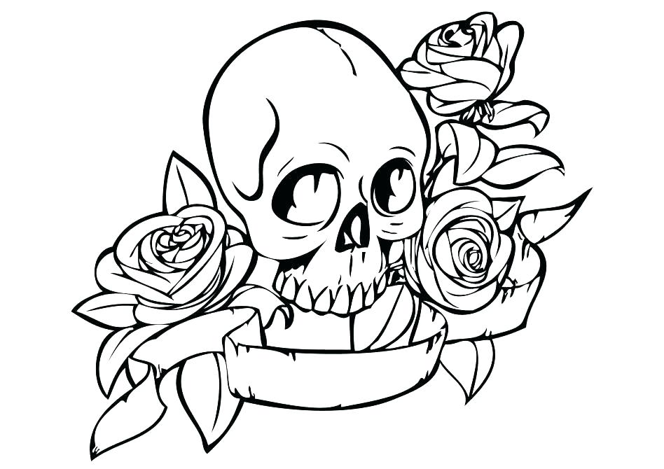 948x670 Coloring Pages Of Skulls Coloring Pages Halloween Coloring Pages