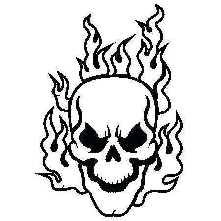 450x450 Skull Coloring Pages For Adults Evil Free Printable Sugar Colo