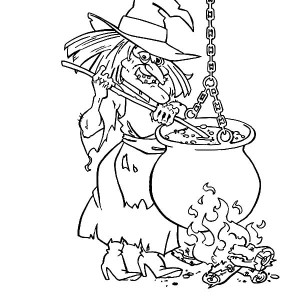 Evil Witch Coloring Pages at GetColorings.com | Free printable ...