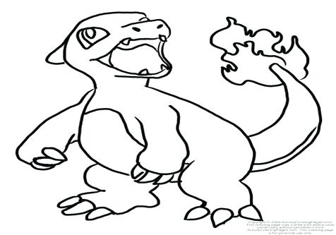 476x333 Charmander Coloring Pages Coloring Pages Page Charmander Evolution