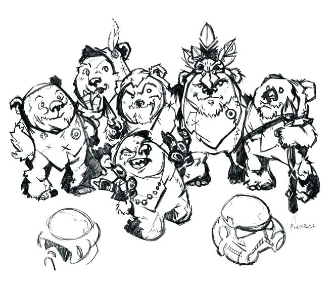 Ewok Coloring Pages Star Wars Coloring Books For Sale Star Wars 665x555 Ewok Coloring Pages Star Wars Coloring Books For Sale Star Wars