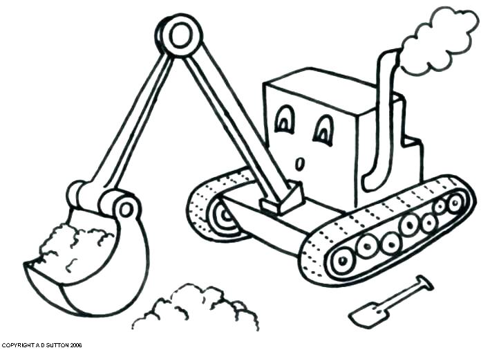 709x506 Digger Coloring Page Grave Digger Coloring Page Grave Digger